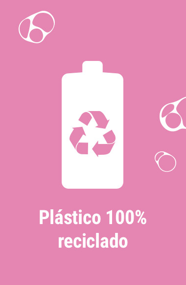 Plástico 100% reciclado