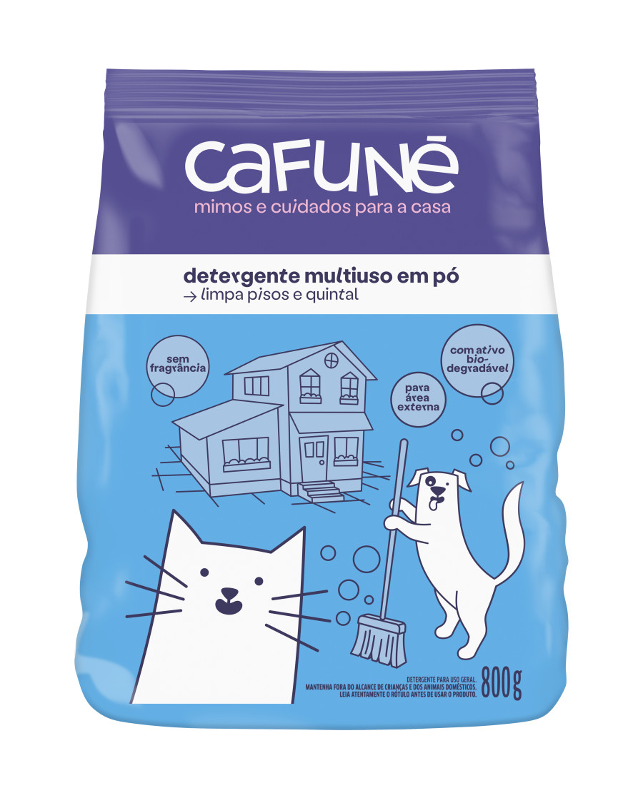 Detergente multiuso em pó sem fragrância